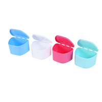 Boîte orthodontique en plastique de qualité médicale, boîte de rangement pour fausses dents à ouverture supérieure, offre spéciale