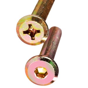 Tornillos para Muebles y Paneles de Yeso de Acero al Carbono Cincado, Métricos ISO M6 M8, Cabeza Plana Allen Phillips, Clase 8, Grado OEM/ODM - Product Image 4