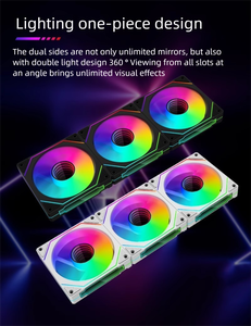 Prism 4th Generation 120mm RGB Fan Enfriador de <span class=keywords><strong>CPU</strong></span> de escritorio de tres lados con caja de juegos de 6 pines Disipador de calor de plástico para refrigeración de computadora - Product Image 5