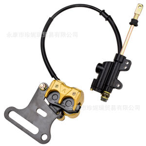 Système de freinage pour moto tout-terrain Zhennerui, frein à main avant en alliage d'aluminium, frein à pied arrière, pompe de frein 125cc 110cc 49cc - Product Image 2