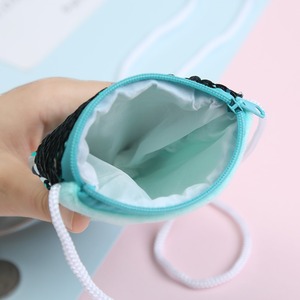 Nuevo Bolso de Lentejuelas de Sirena <span class=keywords><strong>para</strong></span> Niñas con Cordón, Hermoso Bolso con Forma de Cola de Pez, Monedero Pequeño y Portátil con Brillo - Product Image 5