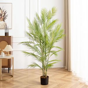 Palmera Artificial Areca Meng Jie de 120cm, 150cm, 180cm y 90cm, Planta Decorativa para Interiores, Adorno para Hogar y Jardín - Product Image 1