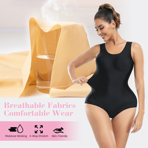 Venta al por mayor señoras de cuerpo completo Delgado <span class=keywords><strong>Butt</strong></span> Lifter cintura entrenador Control de barriga Body sin costuras Fajas Tallaje Grande Shapers para las mujeres - Product Image 5
