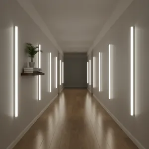 Lámpara de Lectura <span class=keywords><strong>LED</strong></span> <span class=keywords><strong>con</strong></span> Tubo de Luz, Regulable, 3 Colores, Tira Magnética para Armario, Pared, USB, Nocturna, 20cm-50cm, para Dormitorio de Estudiantes, Escritorio, <span class=keywords><strong>Enchufe</strong></span> - Product Image 1