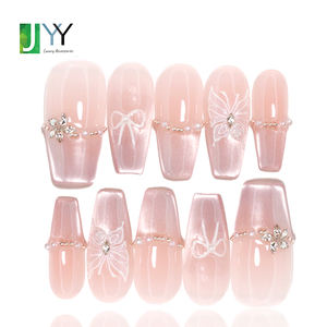 Unghie Finte 3D Decorative di Alta Qualità, Punte per Unghie in Acrilico con Gel a Copertura Totale, Ongles Artificiel - Product Image 2