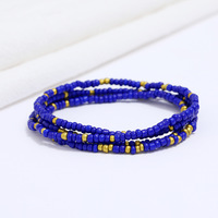 Perles de rocaille en verre coloré corps chaîne bijoux bohême taille perles couche pour femmes été plage