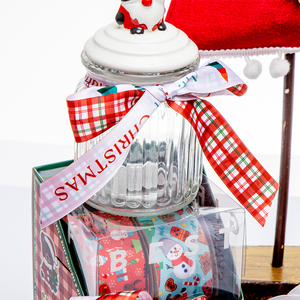 Cinta de Poliéster de Doble Cara de 1.5 Pulgadas (4cm), Rollo de 100 Yardas, Impresión a Doble Cara para Envolver Regalos de Navidad, Floristería - Product Image 4