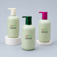 En stock – Flacon pompe rond vert 320 ml en PEHD pour lotion, shampoing, nettoyant visage – Écologique pour marque de beauté en marque blanche