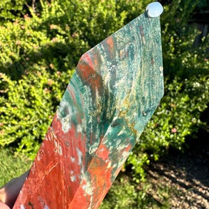 Torre de Cristal Pulido de Jaspe Oceánico para Decoración y Regalo, Cristal Curativo Espiritual al por Mayor - Product Image 6