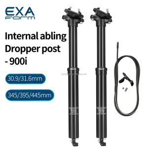 Tija de sillín de suspensión de Control remoto EXAform para bicicletas de montaña 30,9/31,6 tija de sillín de aleación telescópica hidráulica de enrutamiento interno - Product Image 2