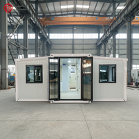 Maisons conteneurs modulaires en acier de 20 et 40 pieds, préfabriquées, pour bureaux, maisons, salles de bain économiques, 2, 3 ou 4 chambres, extensibles