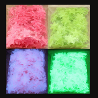Autocollants décoratifs pour la maison en PVC 3D personnalisés, lumineux, fluorescents, brillants dans le noir, lune et étoiles, pour la chambre des enfants