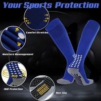 Chaussettes de football respirantes au genou Chaussettes de football unisexes en coton Chaussettes de football de football