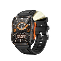 Reloj Inteligente Deportivo KT79 para Exteriores, Pantalla Cuadrada Grande, GPS, Brújula, Resistente al Agua 3ATM, Batería de 430 mAh, Monitor de Sueño, Asistente de Voz con IA
