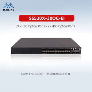 Commutateurs d'aggregation modulaires L3 10G/100G de la série H3C S6520X-EI pour les réseaux EVPN-VXLAN de campus et de centre de données - Product Image 3