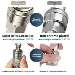 3-weg Luchtspruitstuk 4-poorts Industriële Pneumatische Luchtcompressor Snelle Aansluiting In-Line Luchtslang Omleiding Met 3 Koppelingen - Product Image 3