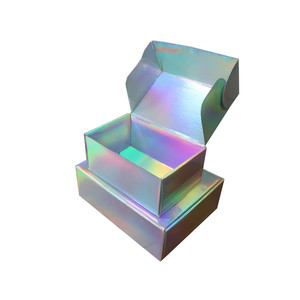 Custom Shipping Corrugated Mailer Boxes Cosmetic Packaging Box Holographic Packaging Mailers Holographic Box - Product Image 4