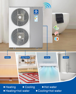 Nulite năng lượng mới nhà máy nguồn không khí 10KW 16kw 20kW 22Kw R32 biến tần bơm nhiệt Máy nước nóng không khí để sưởi ấm nước bơm với wifi - Product Image 6