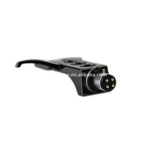 Cartucho de carcasa de cabeza giratoria para gramófono en forma de S, recto o con conexión tipo SME de 4 pines, color negro - Product Image 5