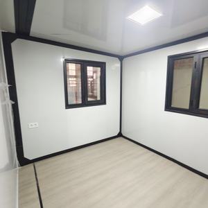 Maison pliable et extensible préfabriquée en acier, type cabine, avec lit pliant à 2 ailes (20x20 pieds), modèle Vemos, Prix - Product Image 4