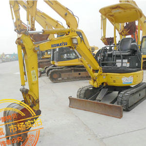 Mini-excavatrice sur chenilles Komatsu PC20 d'occasion, 2 tonnes, godet de 0,06 m³, d'origine japonaise, excavatrice hydraulique pour ferme et jardin - Product Image 3