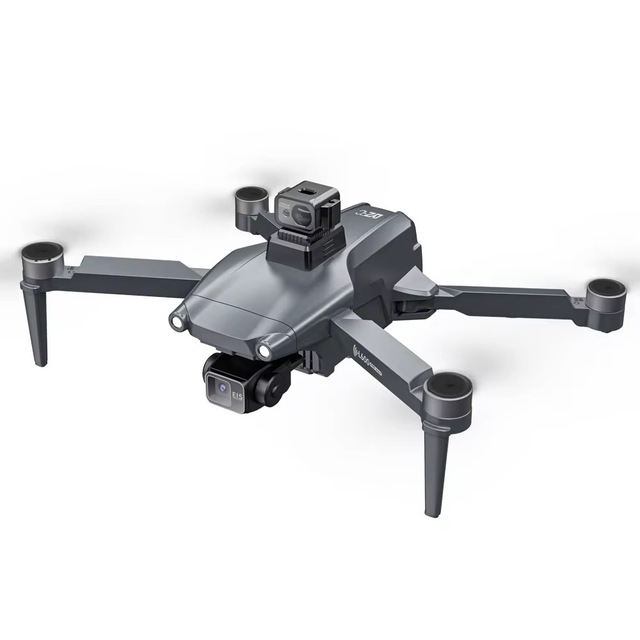 L600-2 Beginner Drones Plastic Remote Control Camera Drone Gimbal Dual Motor LED Backlight Hobby Style RC Screen Display