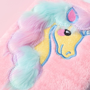 Custom <strong>Fluffy</strong> Plush Cover <strong>Book</strong> Children Notebook School Supply Plush <strong>Diary</strong> Girls Portable <strong>Book</strong> - Product Image 6