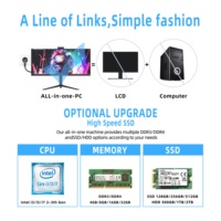 Ordinateur de jeu avec écran LCD 2K 30 pouces 21:9, processeur Core I3 I5 I7, GPU intégré, caméra escamotable, ordinateur tout-en-un
