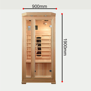 <span class=keywords><strong>Sauna</strong></span> <span class=keywords><strong>de</strong></span> <span class=keywords><strong>Madera</strong></span> <span class=keywords><strong>Individual</strong></span> para Exteriores, Terapia <span class=keywords><strong>de</strong></span> Luz Roja Infrarroja Lejana para 1-2 Personas - Product Image 4