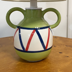 French Style Ceramic <b>Table</b> <b>Lamp</b> E27 LED Bulb <b>Base</b> 220V Switch Control Eco-Friendly Living Room Study Ambient Light - Product Image 4