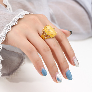 Base de bague ajustable en forme de branche d'arbre |   Kit de fabrication de bijoux DIY plaqué or 18 carats et argent pour pierres précieuses personnalisées - Product Image 3