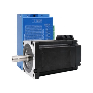 Motor Servo de Bucle Cerrado 86J18118EC-1000-LS+<span class=keywords><strong>2HSS86H</strong></span> y Controlador, Kit de Máquina CNC Nema 34 Económico con Ventilador - Product Image 1