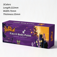 Peinture pour le visage à base d'huiles végétales naturelles pour enfants, peinture corporelle à une seule application, 50g, non toxique