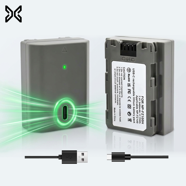 NP-FZ100 Camera Battery for Sony A7R3 A7R4 A7M3 A9 A7RM3 Rechargeable Digital Batteries Camera NPFZ100 NP FZ100