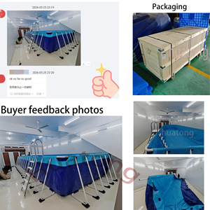 <span class=keywords><strong>Piscina</strong></span> Inflable con Marco de PVC de 0.9mm Huatong, <span class=keywords><strong>Piscina</strong></span> Inflable con Soporte para Exteriores, <span class=keywords><strong>Piscina</strong></span> Grande con Marco para Parques Acuáticos - Product Image 2