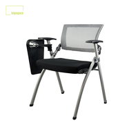 Chaise de bureau empilable en plastique chaise de formation des visiteurs chaise d'invité de salle de conférence utilisée par le personnel