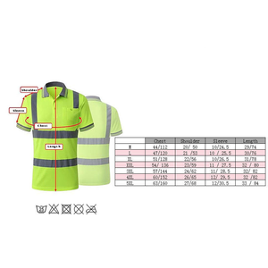 Gilet de sécurité de construction personnalisable à haute visibilité T-shirt de travailleur réfléchissant pour l'hiver avec logo personnalisé - Product Image 2