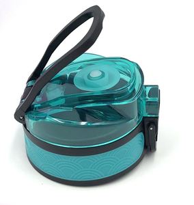 32oz Motivational Gradient BPA FREE GYM Fitness Sports Leakproof Wide Mouth Tritan Plastic Water <b>Bottle</b> with Time Marker - Product Image 5