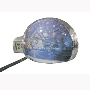 Envío gratis por mar gigante <span class=keywords><strong>Navidad</strong></span> bola <span class=keywords><strong>de</strong></span> nieve inflable tamaño humano globo <span class=keywords><strong>de</strong></span> nieve para exterior - Product Image 6