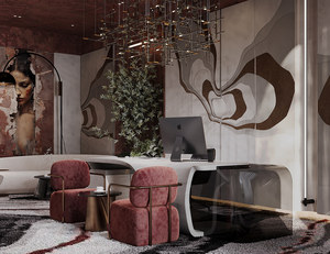 Système d'affichage mural pour salon artistique, étagères modulaires en acrylique pour produits capillaires et de manucure, couleur personnalisée - Product Image 4