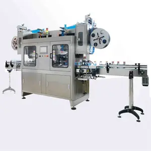High-quality Plastic PET PVC Jars Cans Daily Chemical Heat Automatic Shrink Sleeve Labeling Machine With Steam Tunnel