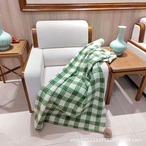 Manta de aire acondicionado de estilo bohemio crema Retro Superior, ropa de cama de Jacquard lijado de doble cara, uso de invierno, Siesta bordada - Product Image 4