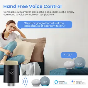 Wifi tản nhiệt van TRV sưởi ấm phòng điều khiển nhiệt nhà thông minh ZigBee thông minh tản nhiệt van