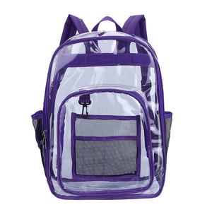 OT sell-bolsas de libros transparentes personalizadas con gancho, <span class=keywords><strong>mochila</strong></span> escolar resistente al agua para hombres y mujeres - Product Image 3
