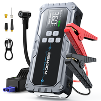 12V Mini multifungsi mobil Starter lompatan Power Bank Kit kompresor udara puncak dengan pompa udara ban untuk sepeda motor