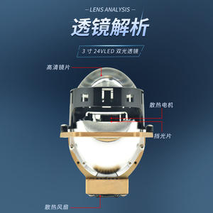 Faros Proyectores LED Bi-Xenón de 3 Pulgadas y 24V al por Mayor, 65W, Doble Lámpara, Alta Potencia, Ultra Brillantes, Luz Alta y Baja, de Aluminio - Product Image 5