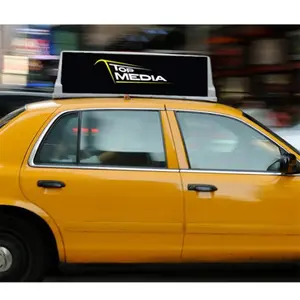 P5 Programmeerbare Bediening Outdoor Taxi Top Led Scherm Auto Dak Display Voor Reclame Led Digitale Bewegwijzering Display