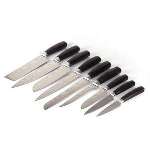 Juego de Cuchillos de Cocina de Acero Inoxidable con Afilado Láser, Cuchillos <span class=keywords><strong>para</strong></span> <span class=keywords><strong>Chef</strong></span>, Juego de Cuchillos de Cocina de Lujo - Product Image 2