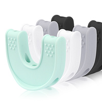 Bite Trainer en Silicone Respirant pour Entraînement Musculaire Facial et des Mâchoires, Résistance 40 50 60 Lb
