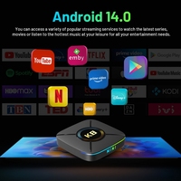 HK1 K8 Mini Android 14 OS Smart TV Box Voice Remote 2,4G 5,8G Dual WiFi 6 RK3518 Chip 2G RAM 16G 32G ROM 4K Set Top Box en stock